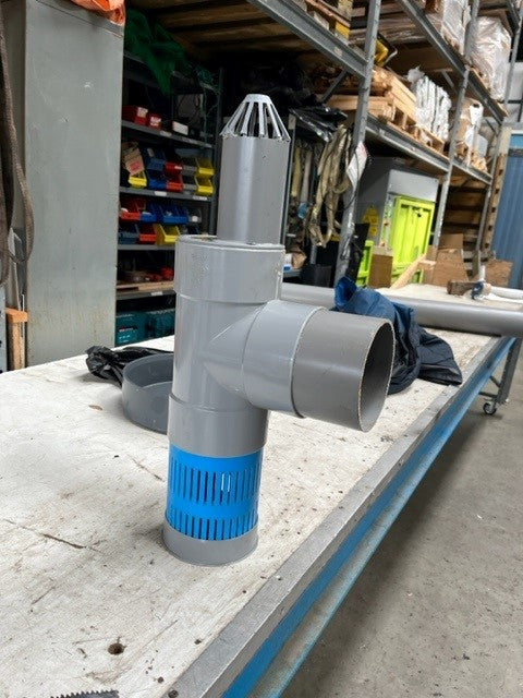 Zijkant van een zandvangput