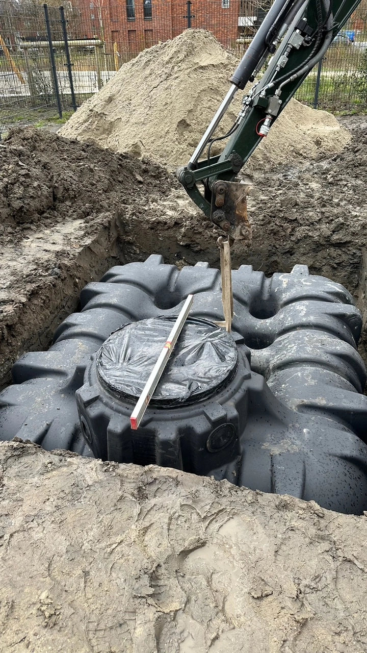 Platin ondergrondse regenwatertank - Afbeelding 2