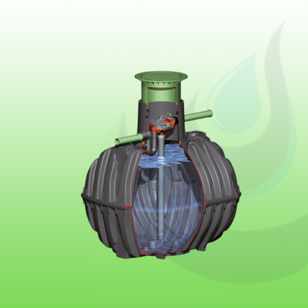 Ondergrondse watertank